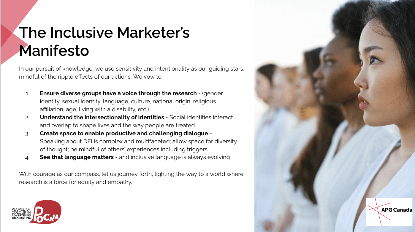 The Inclusive Marketers Manifesto